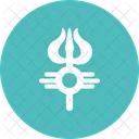 Trisula Sanskrit Three Spear Icon
