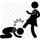 Freund treten  Symbol