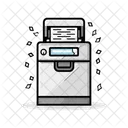 Trituradora De Papel Papel Documento Icono