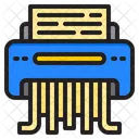 Trituradora de papel  Icono
