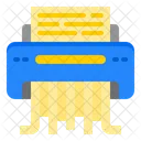 Trituradora de papel  Icono