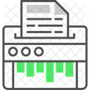 Trituradora De Papel Classificada Documento Ícone