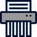 Trituradora de papel  Icono