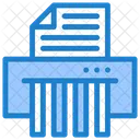 Trituradora de papel  Icono