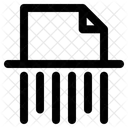 Archivo Triturar Papel Icono