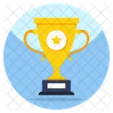 Star Trophy Triumph Award Symbol