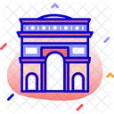 Arc De Triomphe Paris Frankreich Symbol