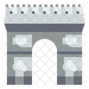 Arc De Triomphe Paris Frankreich Symbol