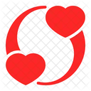 Troca Amor Coracao Ícone