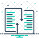 Troca De Arquivos Transferencia Arquivo Ícone