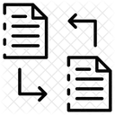 Troca De Arquivos Transferencia De Arquivos Compartilhamento De Arquivos Ícone