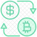 Icone De Linha Duotonica De Mineracao De Criptografia Icon