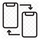 Transferencia De Dados Troca De Dados Compartilhamento De Dados Ícone