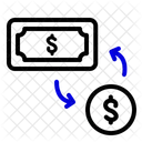 Troca De Dinheiro Taxa De Cambio Negocios E Financas Icon