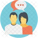 Amor Mensagem Troca Ícone
