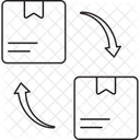 Transferencia De Encomendas Transferencia De Pacotes Troca De Pacotes Ícone