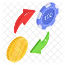 Troca de tokens  Ícone
