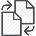 Documentos Trocar Trocar Ícone