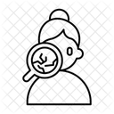 Trockene Haut  Symbol