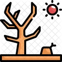 Trockener Baum  Symbol