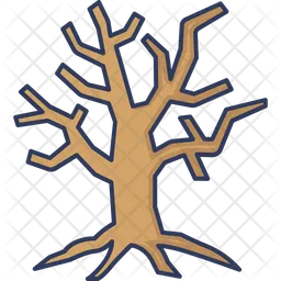 Trockener Baum  Symbol