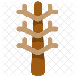 Trockener Baum  Symbol