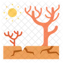 Trockener Boden  Symbol