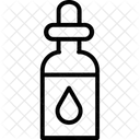 Trockenes Auge Augentropfen Pipette Symbol