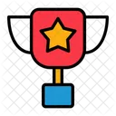 Trofeo Logro Ganador Icono