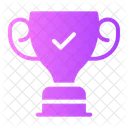 Trofeo Comprobar Signo Tick Icon