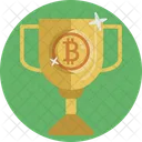 Bitcoin Trofeo Premio Icon