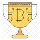 Trofeo bitcoin  Icono