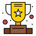 Trofeo De Exito Ganador De Logros Trofeo De Logros Icon