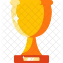 Copa Ganadora De Oro Icono