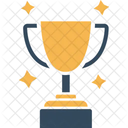 Troféu de vencedor do jogo  Ícone