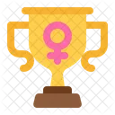 Troféu do dia da mulher  Ícone