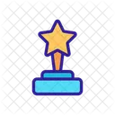 Troféu estrela  Ícone