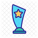 Troféu estrela  Ícone
