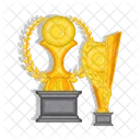 Trofeu Trofeu De Ouro Vencedor Icon