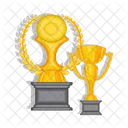 Trofeu Trofeu De Ouro Vencedor Icon