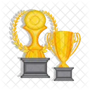 Trofeu Trofeu De Ouro Vencedor Icon