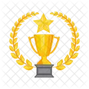 Trofeu Trofeu De Ouro Vencedor Icon