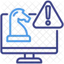 Trojan Ataque De Virus Crime Cibernetico Icon