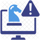 Trojan Ataque De Virus Crime Cibernetico Icon