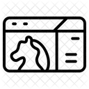 Trojanisches Pferd im Web  Symbol