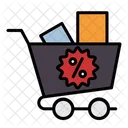 Trolley Shopping Discount Icon