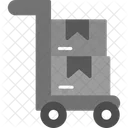 Trolley Shipping Package Icon