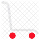 Trolley Luggage Cart Icon