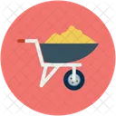 Trolley Maining Gold Icon
