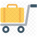 Trolley Luggage Hotel Icon